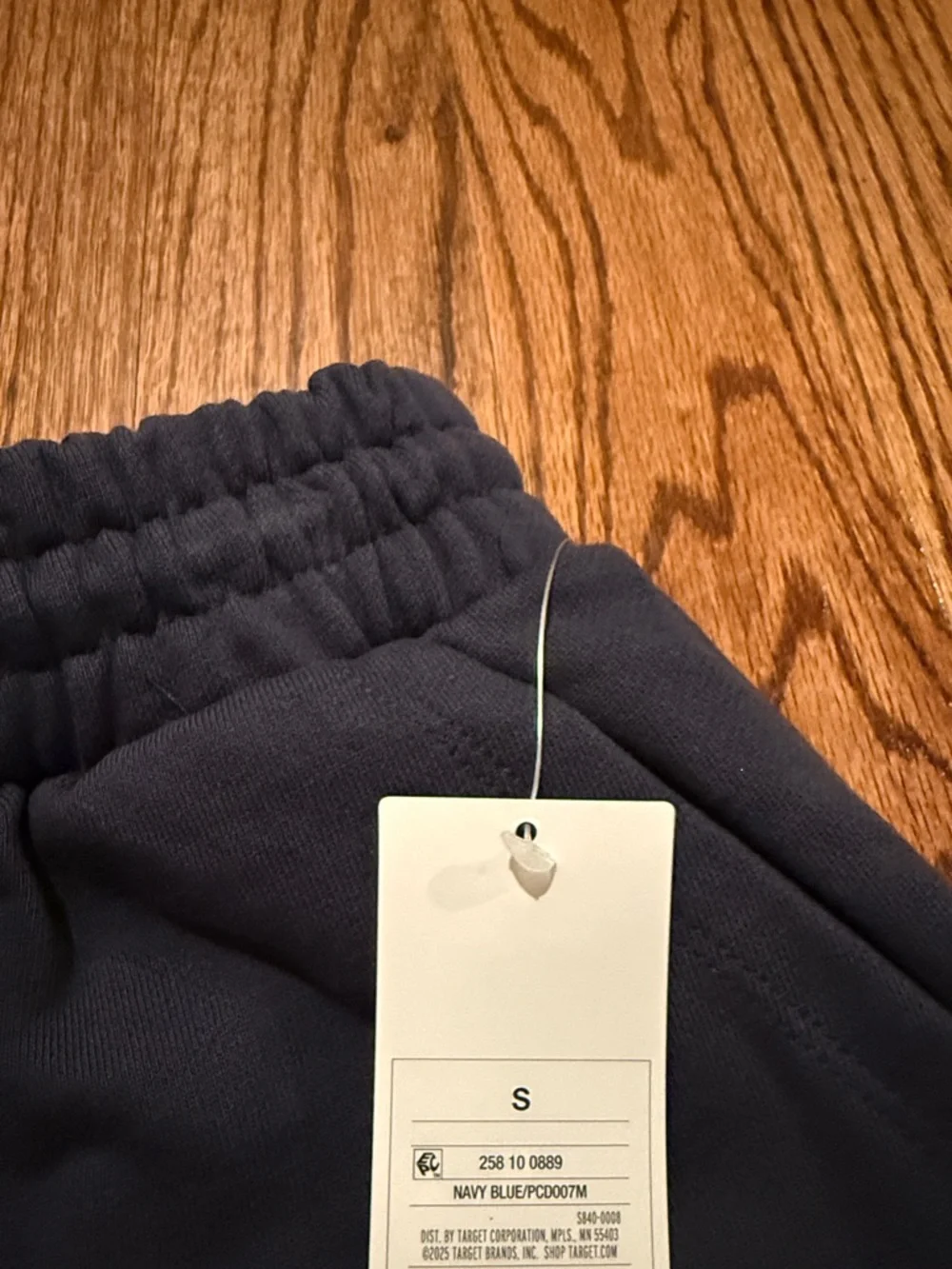PARKE X Target High-Rise Drawstring Knit navy Pull-On Shorts small NWT - Picture 8 of 9